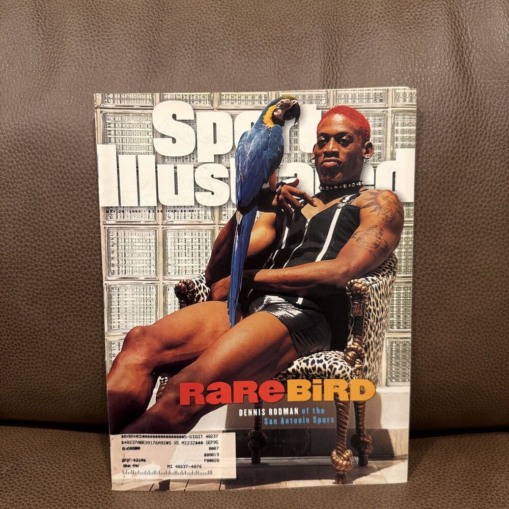 Vintage Sports Illustrated Dennis Rodman “Rare Bird” May 29, 1995 NO LABEL